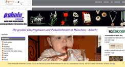 Desktop Screenshot of pokale-brunner.de